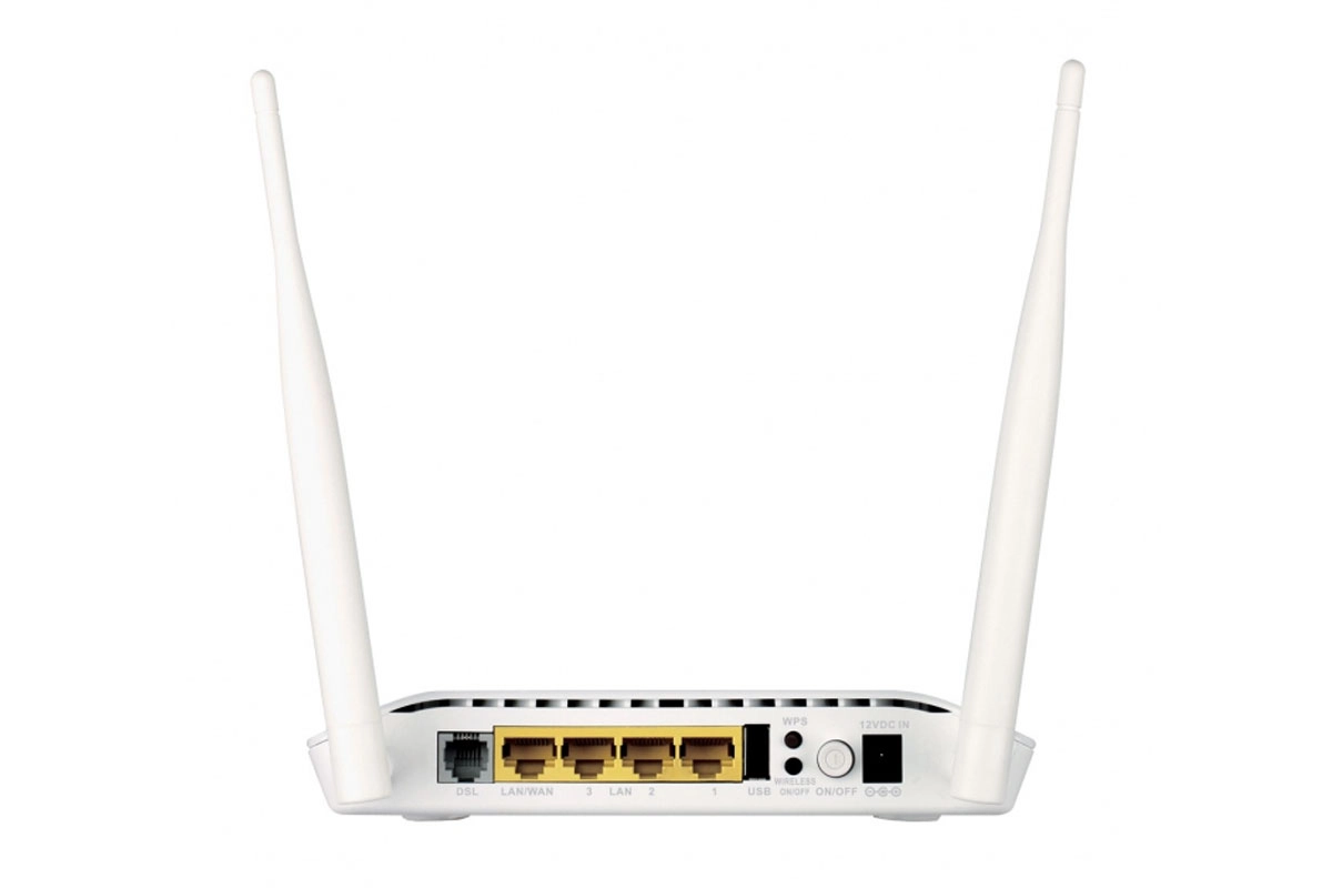 مودم روتر ADSL2 Plus بی‌سیم N300 دی-لینک مدل DSL-2750U New