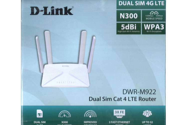 مودم 3G/4G دی-لینک مدل M922 New دو سیم کارت