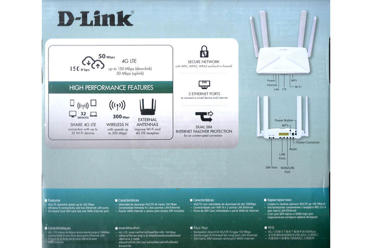 مودم 3G/4G دی-لینک مدل M922 New دو سیم کارت