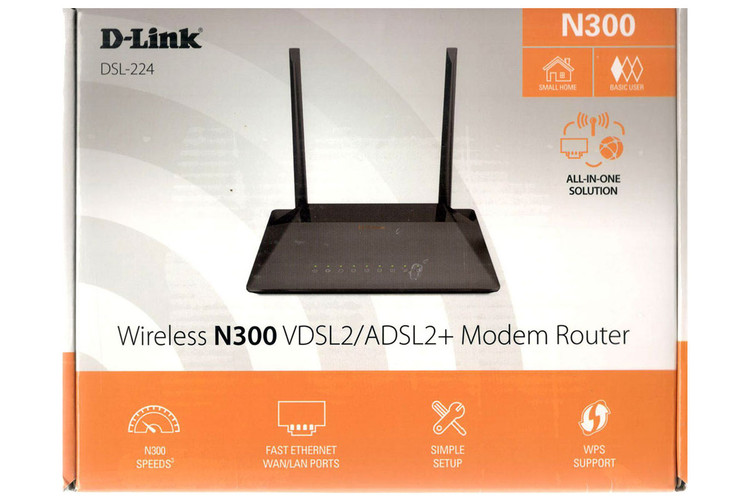 مودم روتر بی سیم ADSL2 Plus و VDSL2 دی لینک مدل DSL-224 NEW