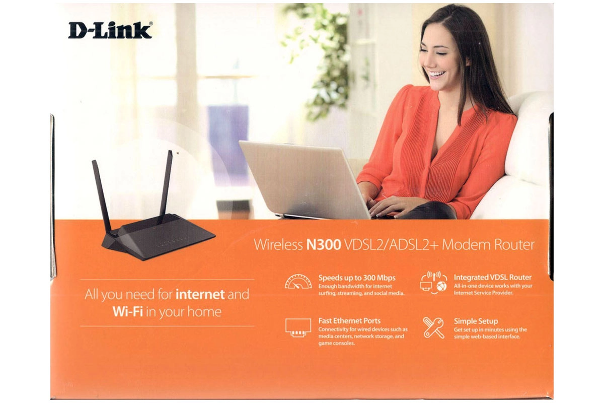 مودم روتر بی سیم ADSL2 Plus و VDSL2 دی لینک مدل DSL-224 NEW