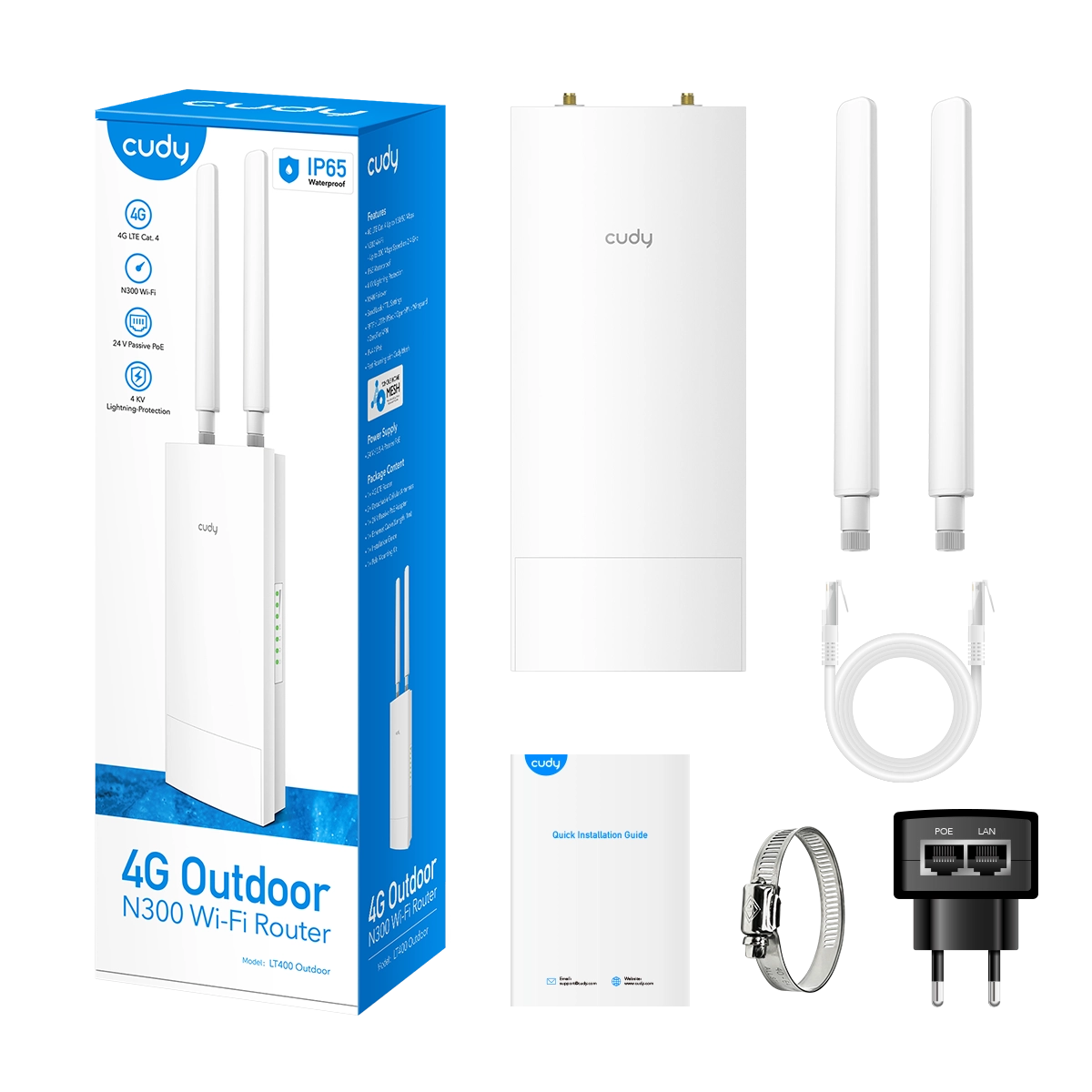 مودم روتر بی سیم 4G LTE کودی مدل LT400 Outdoor