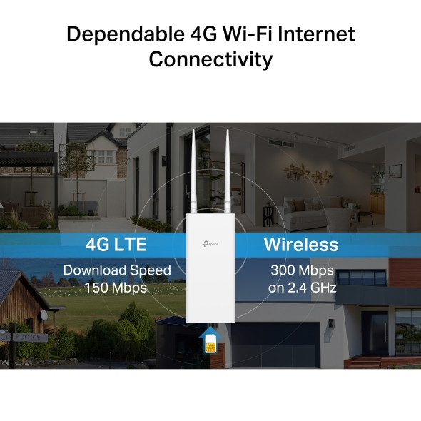 مودم سیم کارتی فضای باز TP-Link مدل MR100 Outdoor