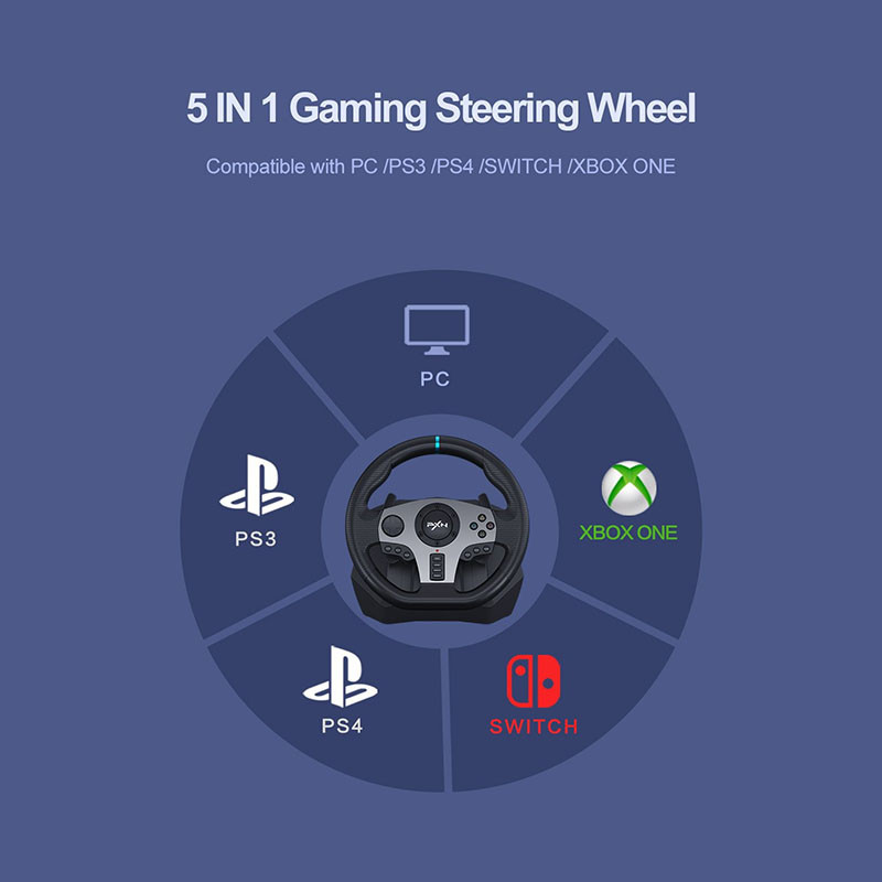 گجت دسته فرمان بازی پی ایکس ان  مدل V9