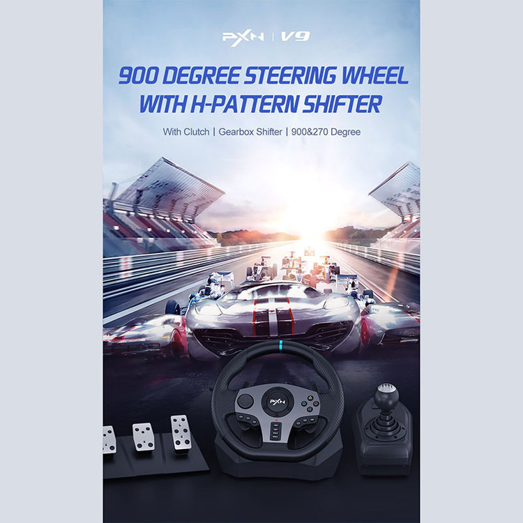 گجت دسته فرمان بازی پی ایکس ان مدل V9