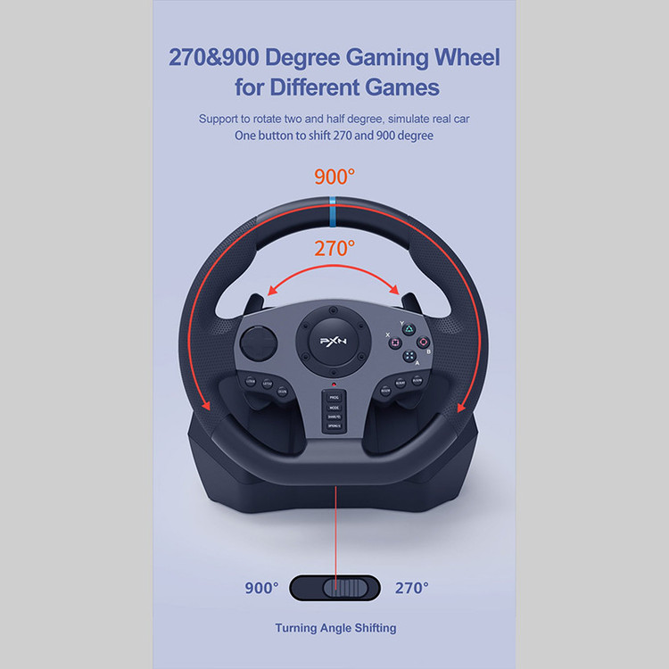 گجت دسته فرمان بازی پی ایکس ان مدل V9