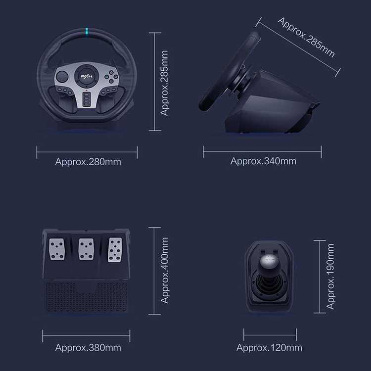 گجت دسته فرمان بازی پی ایکس ان مدل V9