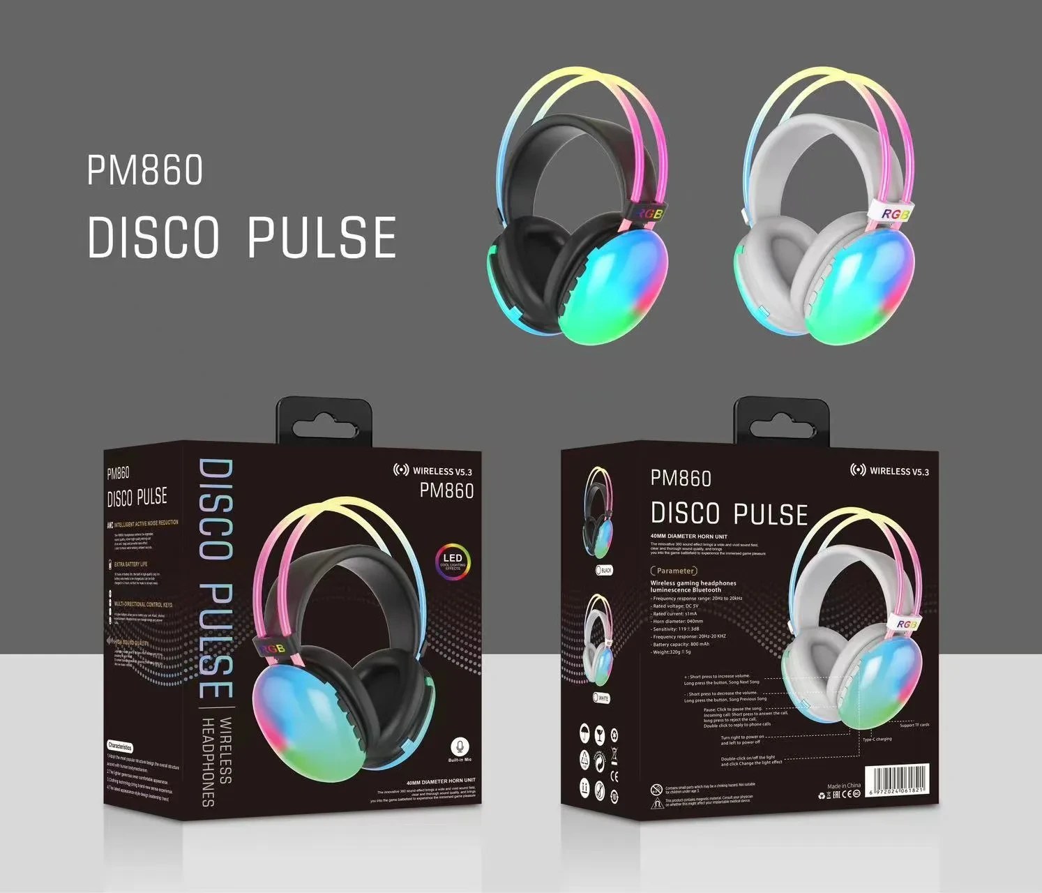 هدفون بی سیم سونی مدل PM860 با قابلیت نویز کنسلینگ