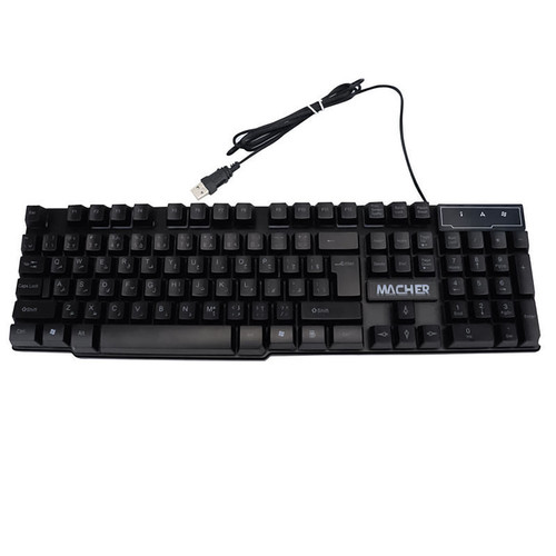 کیبورد گیمینگ مچر مدل MR-304 Full-Size LED RGB