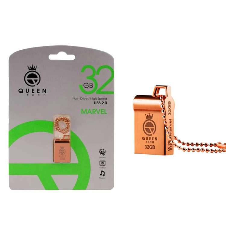 فلش مموری کوئین تک مدل MARVEL ROSE ظرفیت 32 گیگابایت USB 2.0