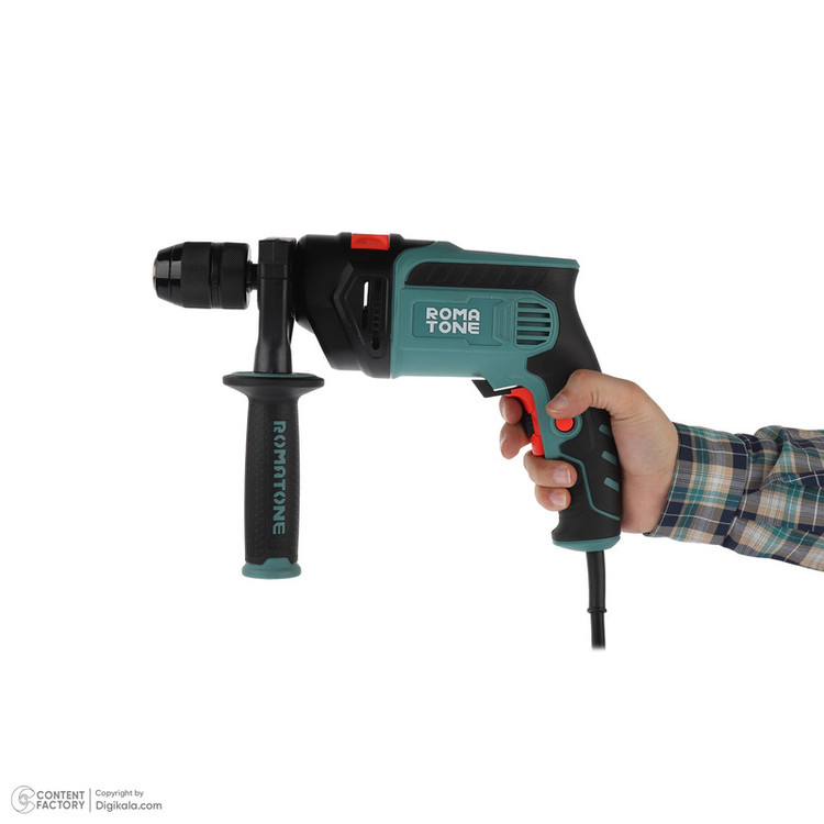 دریل چکشی 13 میلیمتر 850 وات اتومات روماتون مدل 3245