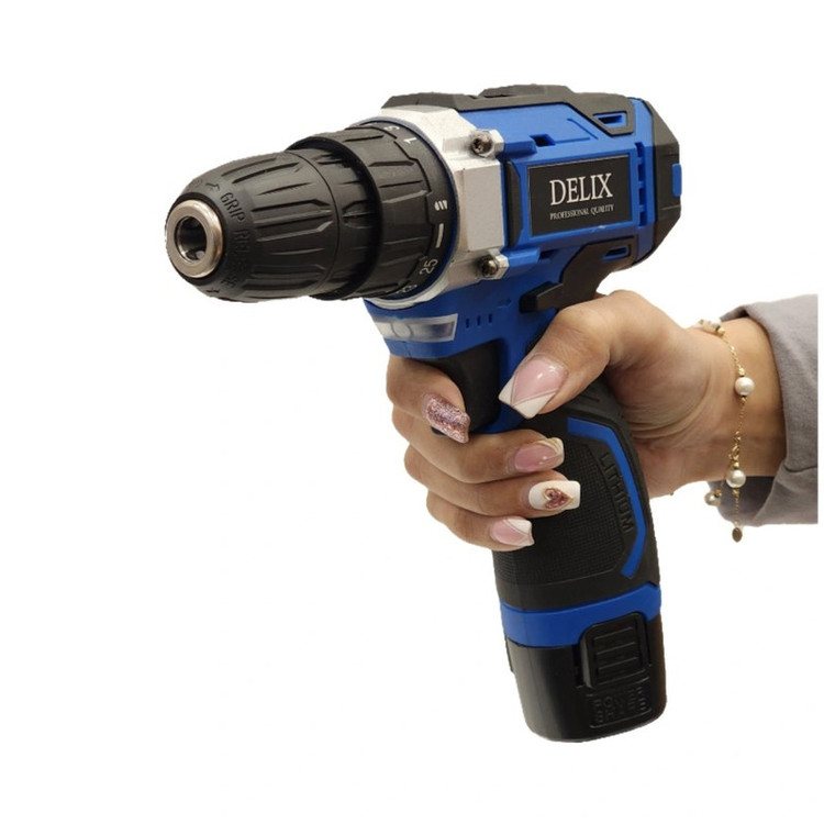 مجموعه 47 عددی دریل پیچ گوشتی شارژی دلیکس مدل BSH18V